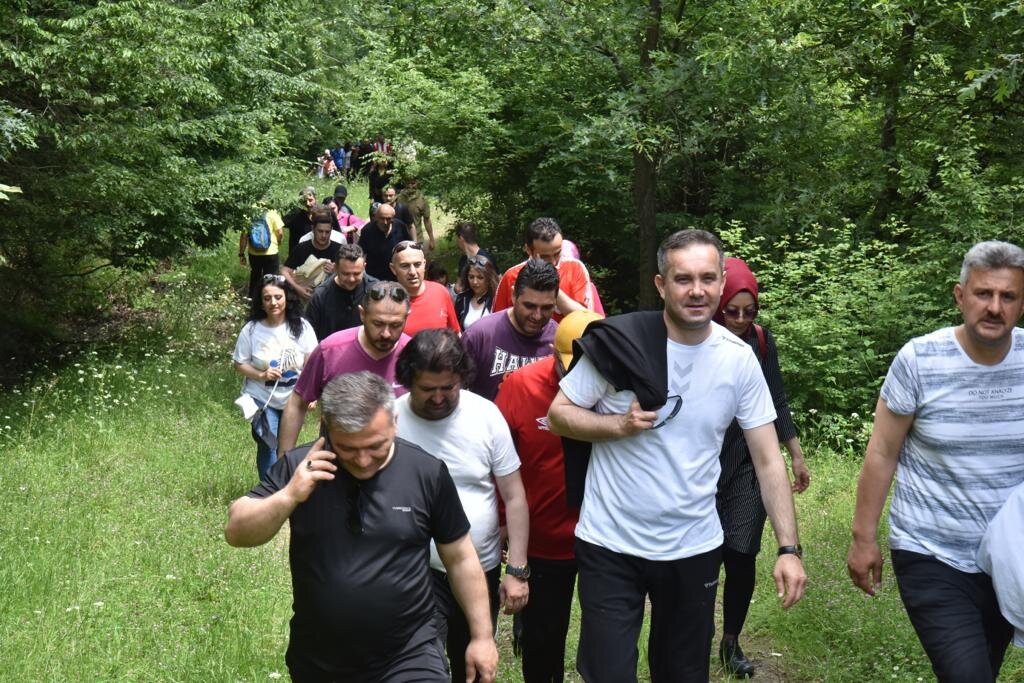  Tekkeköy'de tabiattan arkeolojiye uzanan yürüyüş