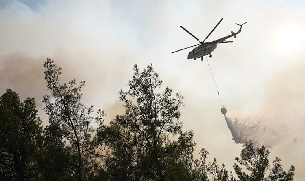 Başkan Tokat yangın bölgesinde