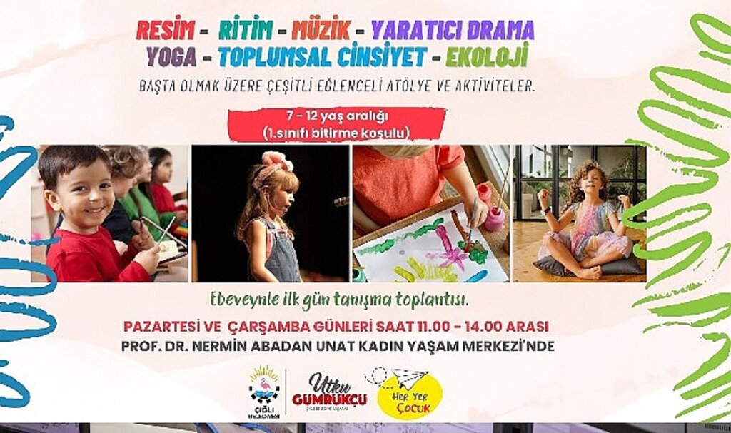 Çiğli'de Çocuk Atölyeleri Kuruluyor