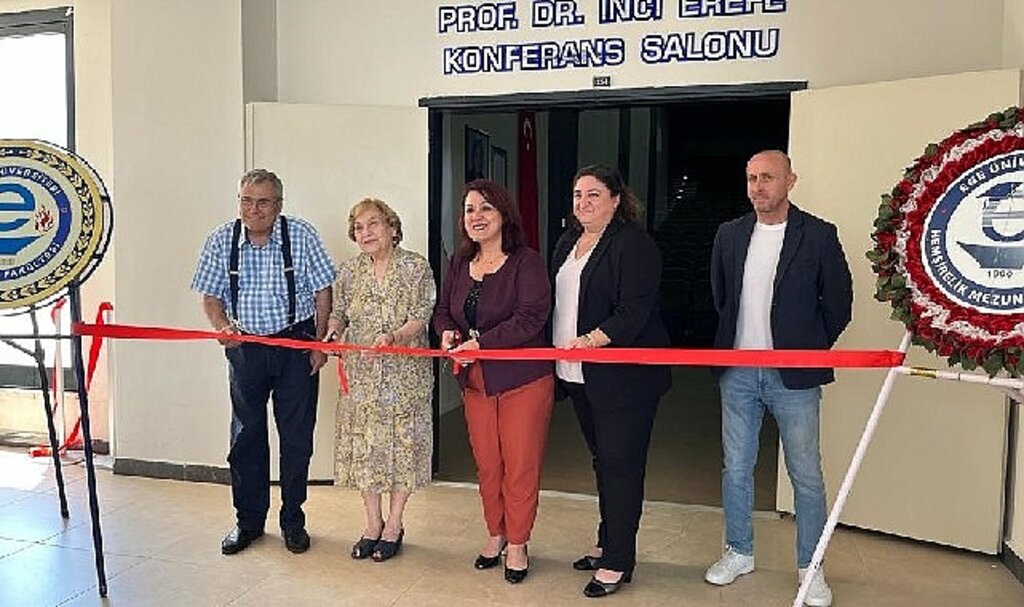 EÜ'de duayen bilim insanı Prof. Dr. İnci Erefe'nin ismi konferans salonuna verildi
