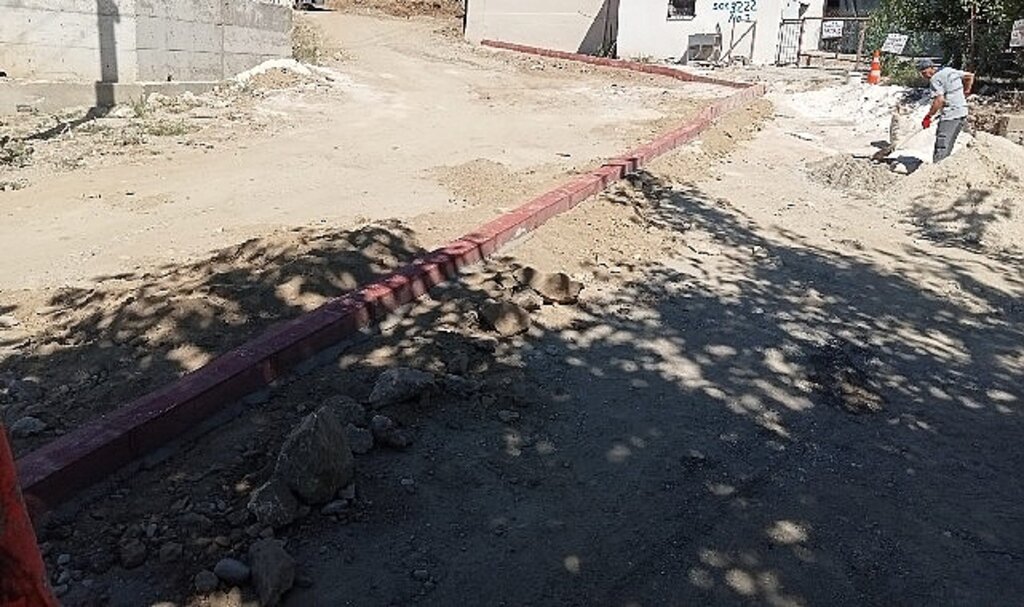 Göynük'te parke çalışmaları devam ediyor