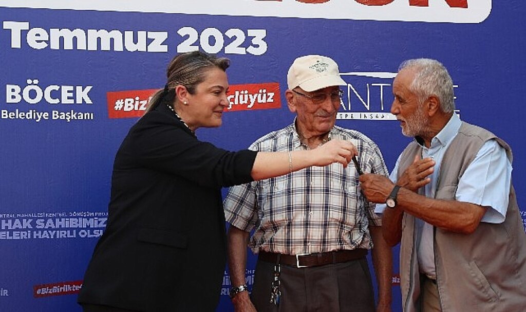 Kepez-Santral Mahallesi'nde anahtar heyecanı