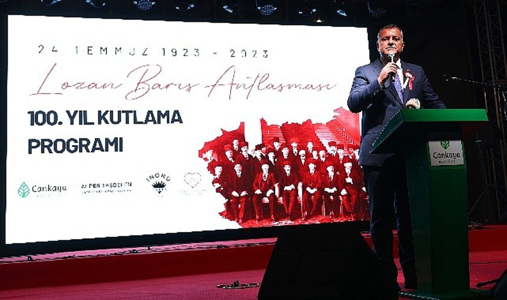 Lozan zaferinin 100. yılı Çankaya'da kutlandı