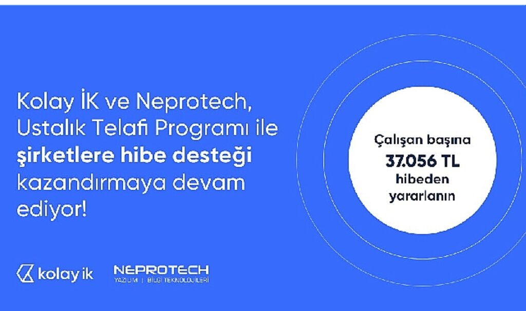  Milli Eğitim Bakanlığı – Ustalık Telafi Programı'ndan yararlandırıyor.