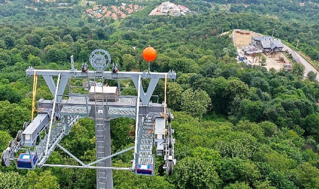 Teleferik'te Derbent İstasyonu tamam