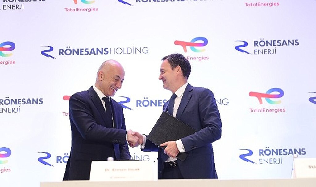TotalEnergies, Rönesans Holding'in iştiraki Rönesans Enerji'ye yüzde 50 ortak oldu