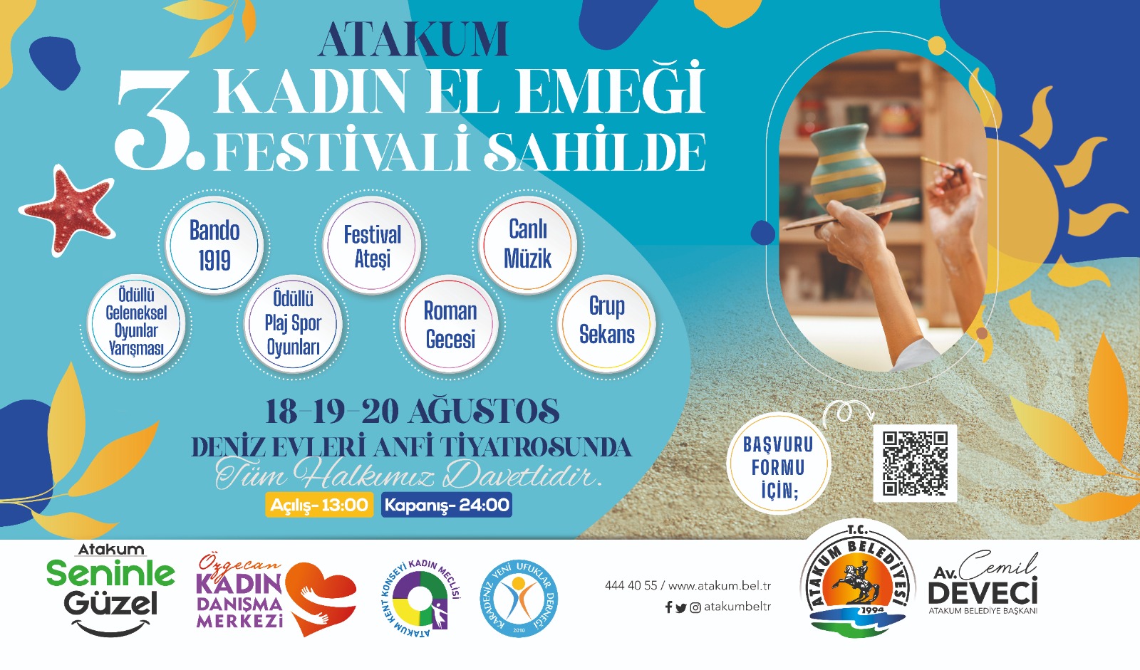 '3. Atakum Kadın Emeği Festivali Sahil'de' başlıyor