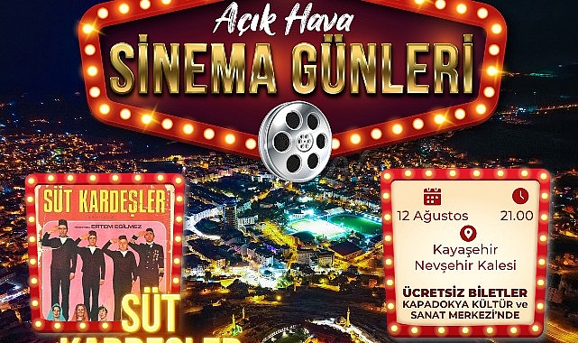 Açık Hava Sinema Günleri'nde Hafta Sonu