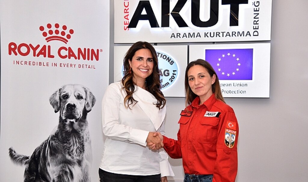 AKUT ve Royal Canin'den arama köpekleri için iş birliği