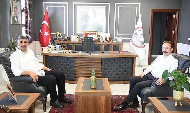 Başkan Kocaman'dan Kaymakam Yamlı'ya ziyaret