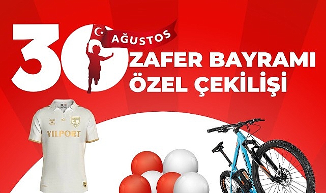 Canik Belediyesi'nden 30 Ağustos'a Özel Hediyeler