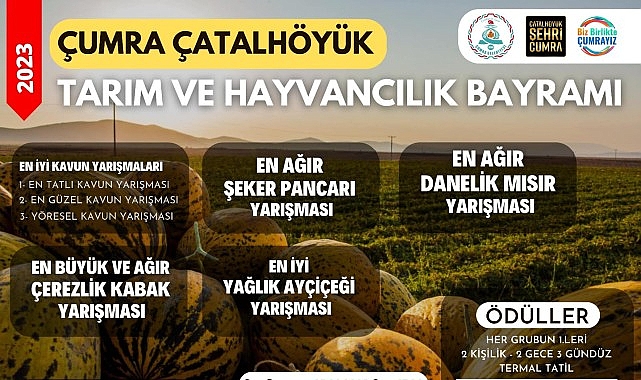 Çumra'da Ödüllü Yarışmalar İçin Başvurular Devam Ediyor