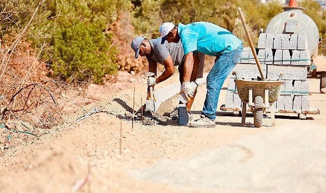 Didim'de bisiklet yolları için çalışmalar başladı