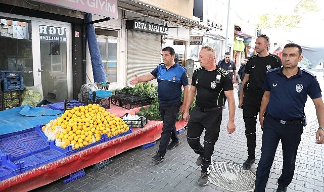 Edremit Zabıta'dan Pazar yeri denetimleri