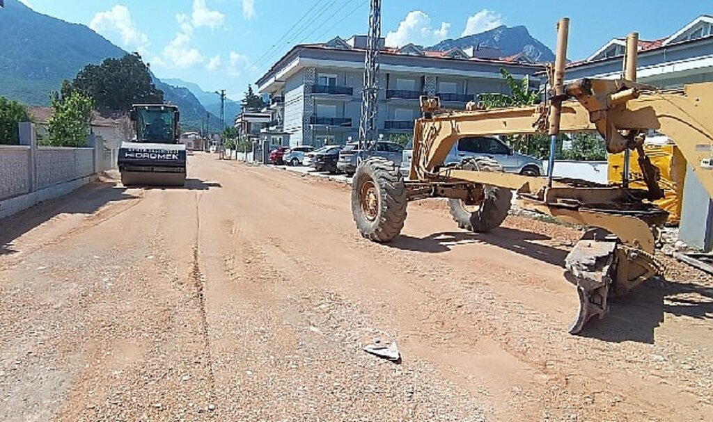 Kemer'de altyapı çalışmaları