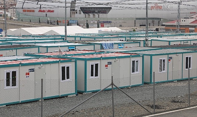 Kocaeli Büyükşehir'in konteyner kentlerinde huzurlu yaşam