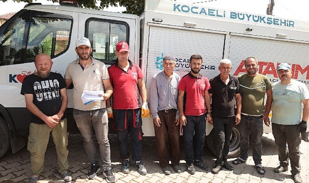 Selden tarlaları zarar gören çiftçilere destek