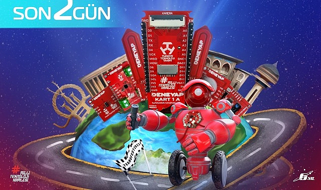 TEKNOFEST Deneyap Kart Robolig Yarışmasına Başvuru İçin Son 2 Gün!
