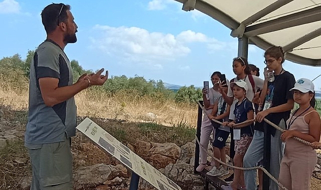 Ziyaretçilere Gölyazı'nın tarihini ve değerlerini çocuklar aktaracak
