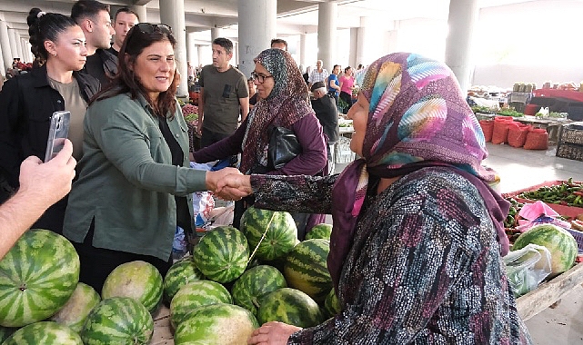 Başkan Çerçioğlu Yenipazar Çarşamba Pazarı'nda Vatandaşlarda Buluştu