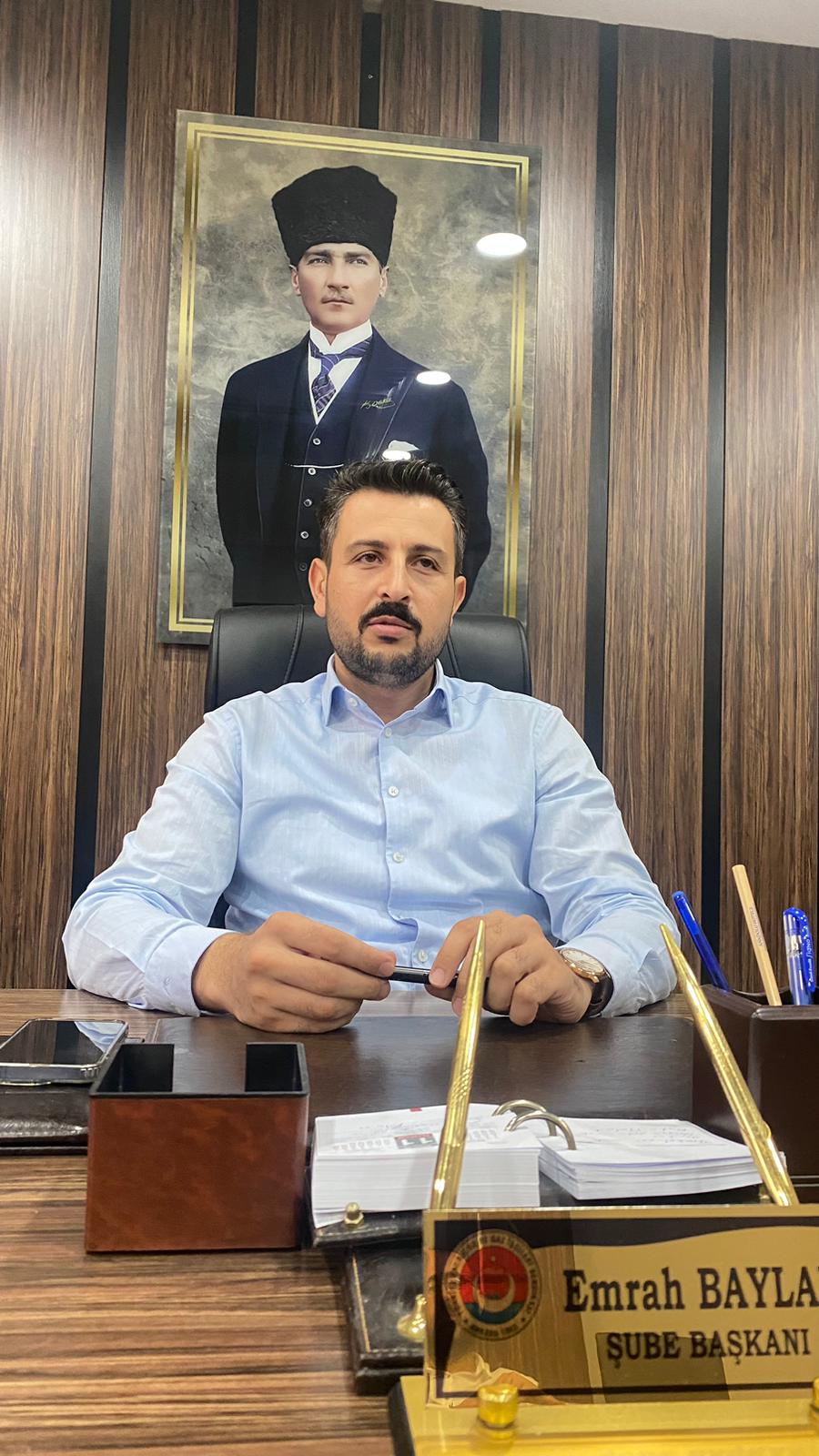 TES-İŞ ŞUBE BAŞKAN BAYLAN: