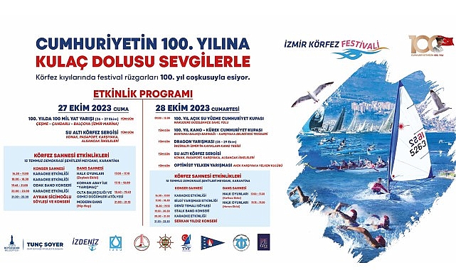 Cumhuriyet'in 100. yılında İzmir Körfezi şenlenecek