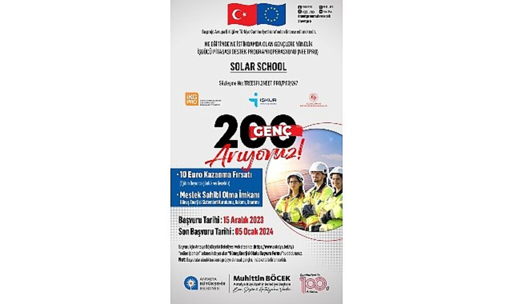 Antalya Büyükşehir Belediyesi'nden istihdama katkı