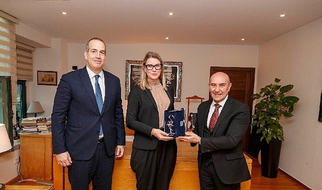 Başkan Tunç Soyer İsveç heyetini ağırladı