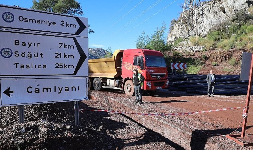 Bozburun İçme Suyu hattının 2 Bin 500 Metresi Tamamlandı