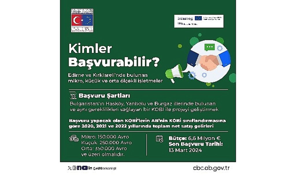 Çevre Dostu KOBİ'ler Avrupa Birliği Hibesinden Yararlanabilecek
