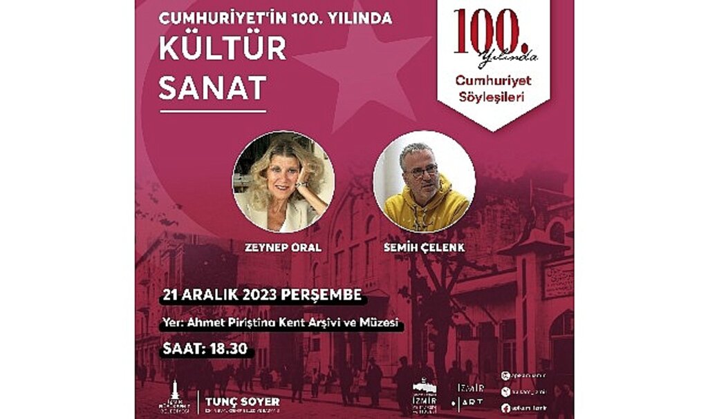 Cumhuriyet Söyleşileri Zeynep Oral ve Semih Çelenk ile devam ediyor