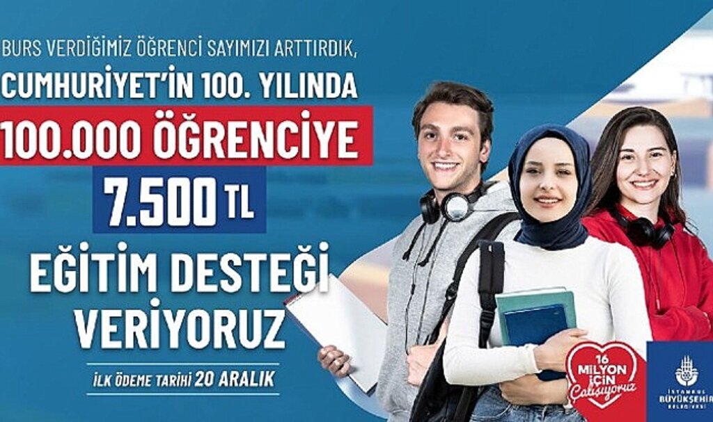 Cumhuriyet'in 100. Yılında 100 bin öğrenciye eğitim desteği