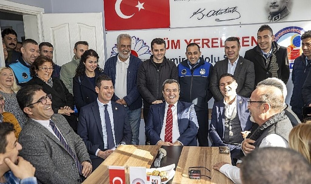 Emek cephesinden Başkan Batur'a tam destek