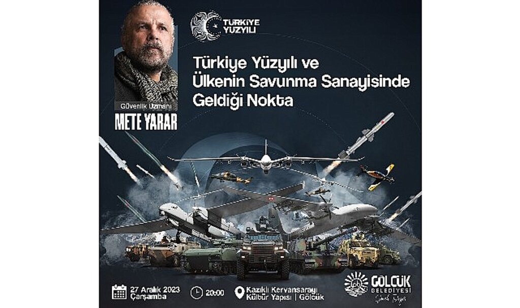 Güvenlik Uzmanı Mete Yarar gölcük'e geliyor
