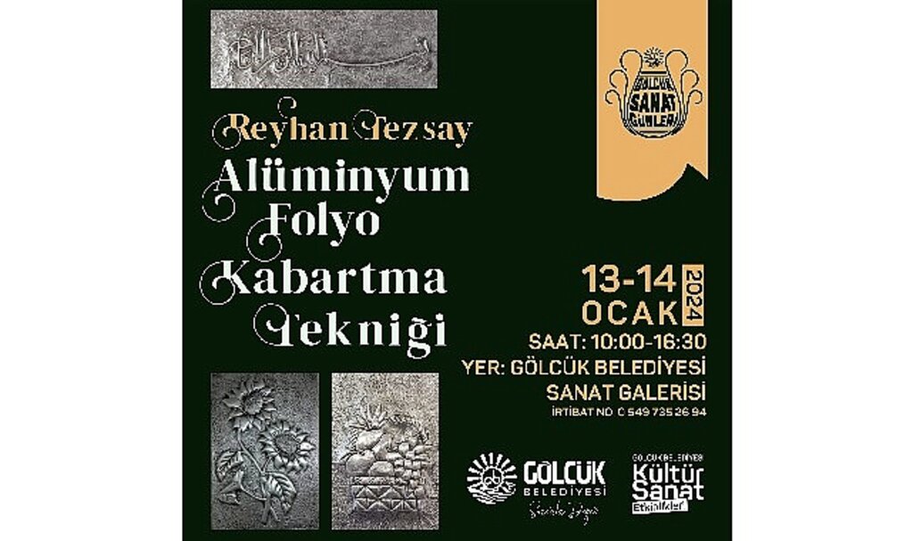 Kültürel sanatlar gölcük'te modern sanatlarla birleşiyor
