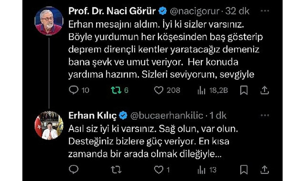 Prof. Görür'den Başkan Erhan Kılıç'a yanıt: