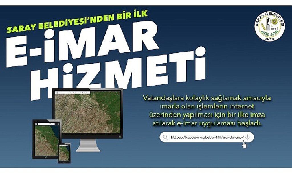 Saray Belediyesi'nden e- imar hizmeti
