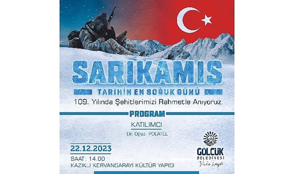 Sarıkamış şehitleri gölcük'te anılacak