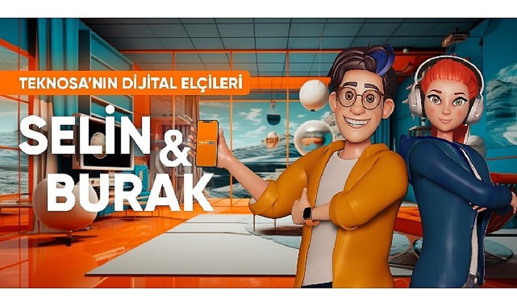 Teknosa'nın dijital elçileri Burak ve Selin teknoloji tutkunlarının yanında