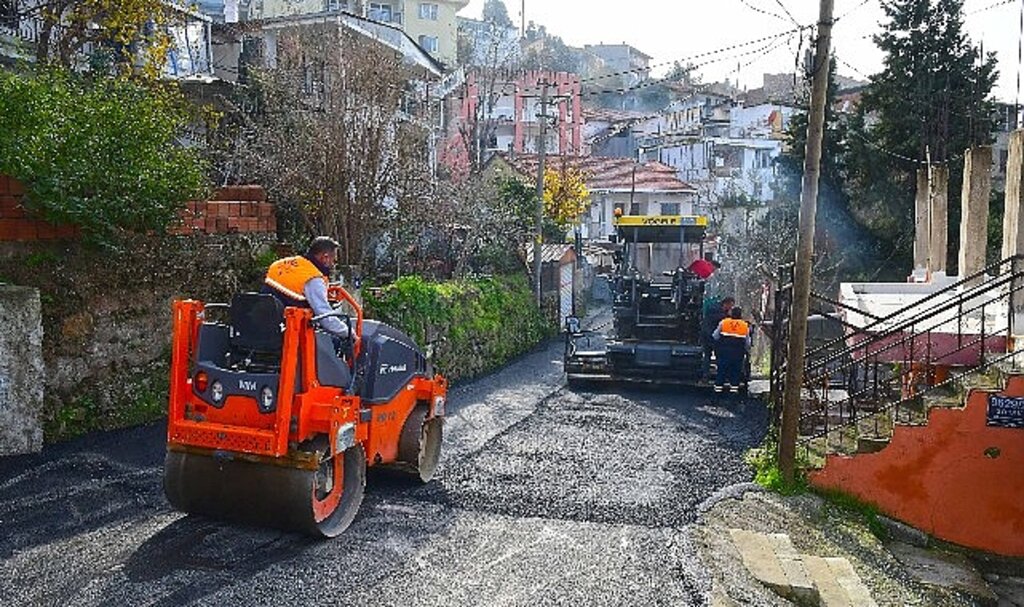 2023'te 20 bin tondan fazla asfalt serildi