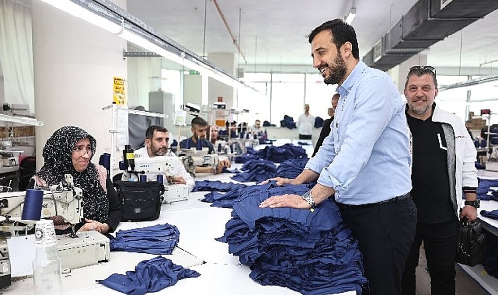 Bağcılar Belediyesi'nden tekstil atölyelerine ziyaret