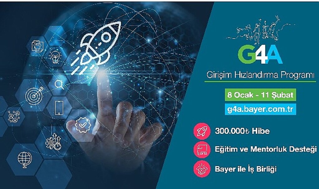 Bayer'in G4A Girişim Hızlandırma Programı'na Başvurular 8 Ocak'ta Başlıyor!
