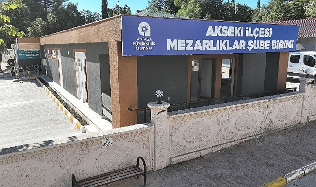 Büyükşehir Belediyesi'nden Akseki'ye gasilhane ve mezarlık hizmeti