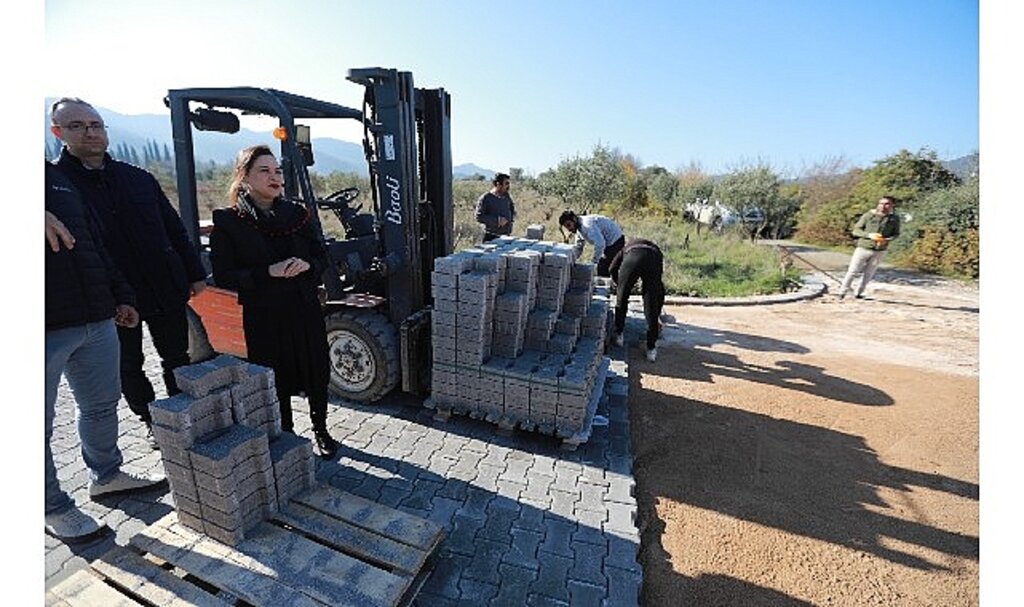 Filiz başkan gökçealan'daki yol çalışmalarını anlattı: kenti nakış nakış işliyoruz