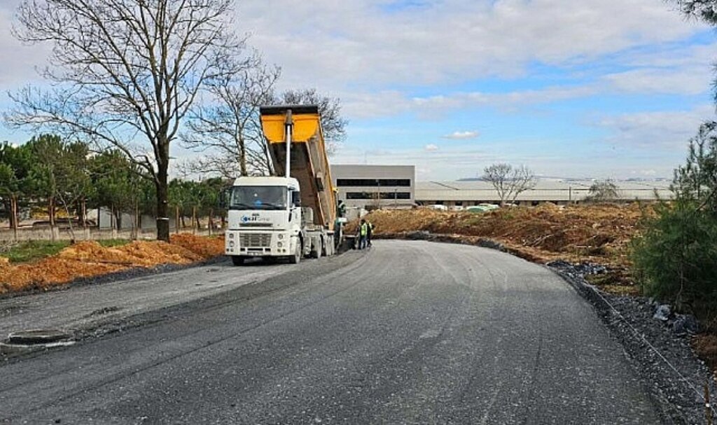 Gebze Millet Bahçesinin çevre yolları yapılıyor