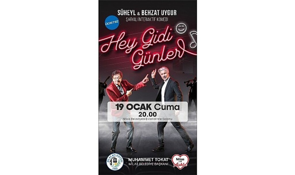 Hey gidi günler, 19 ocak'ta milas'ta