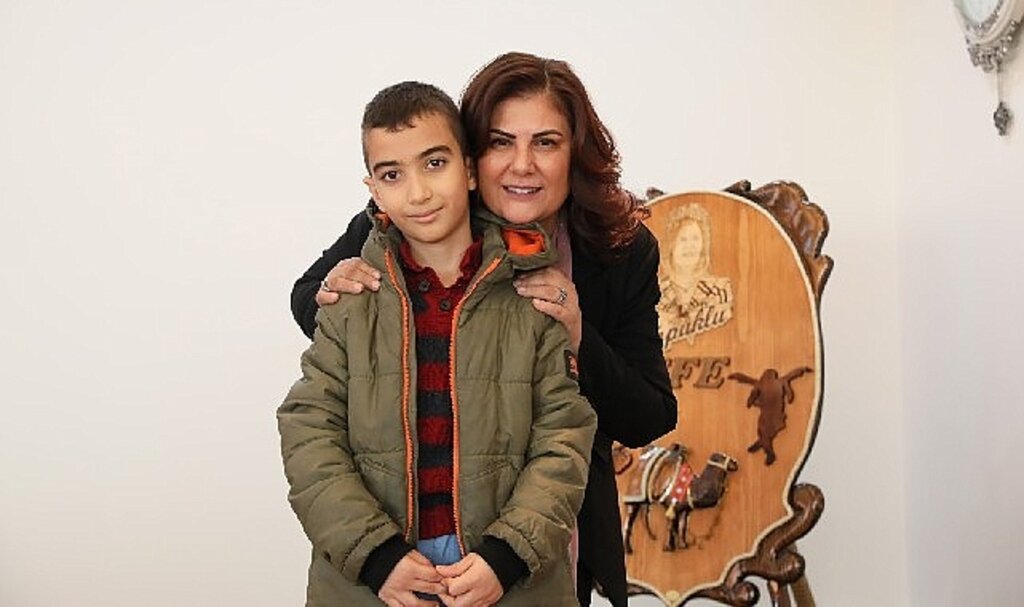 İlkokul öğrencisi Ali Efran'dan Başkan Çerçioğlu'na ziyaret