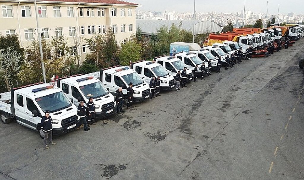 Küçükçekmece'de kar hazırlıkları tamamlandı