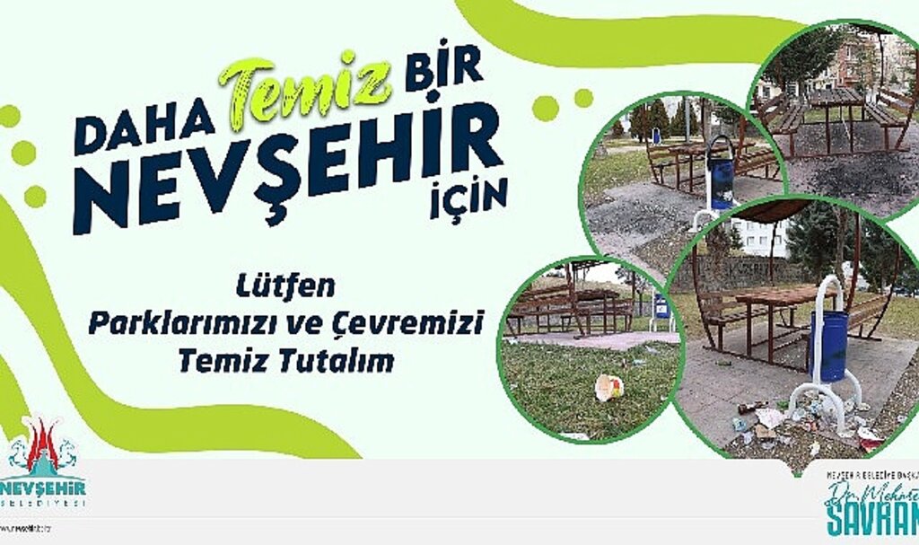 Nevşehir Belediyesi'nden temiz çevre uyarısı