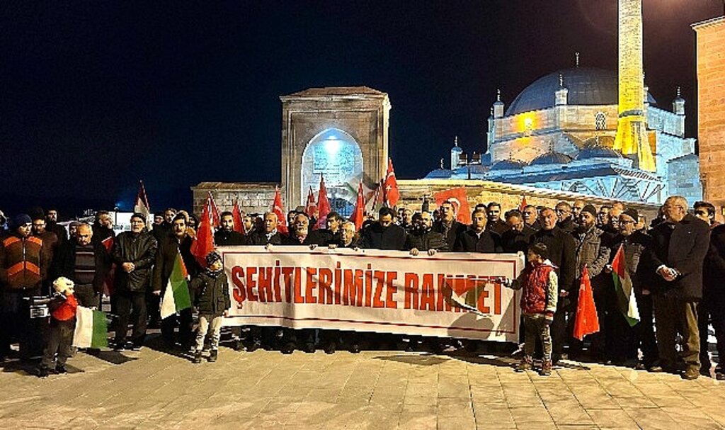 Nevşehir'de terör ve israil'in gazze'ye yönelik saldırıları protesto edildi